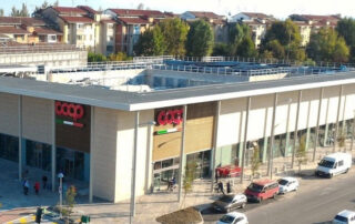 adeguamento sismico in un supermercato