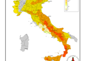 Mappa aggiornata classificazione sismica