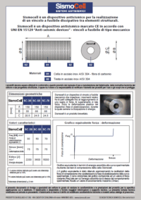 Scheda tecnica Sismocell