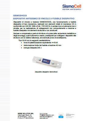 Capitolato Sismocell