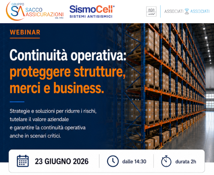 Continuita operativa e rischio sismico webinar