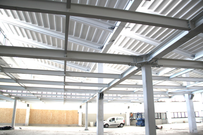 Struttura prefabbricata interno
